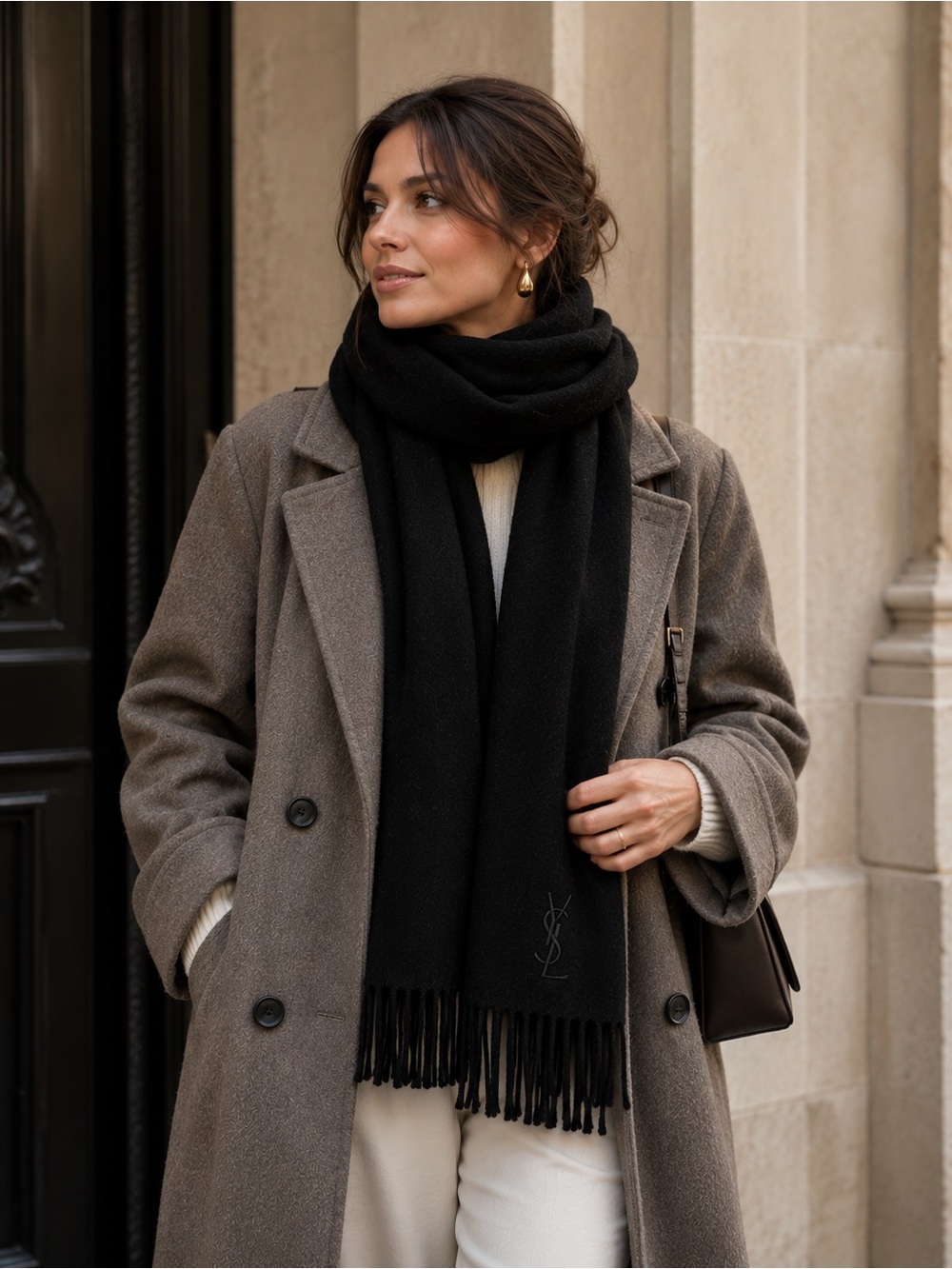 YSL Yves Saint Laurent scarf - Picture 2 of 7